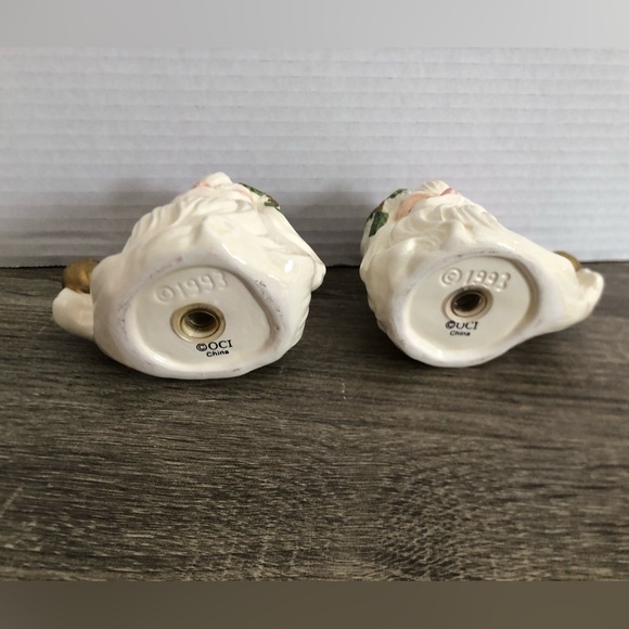 Vtg Fitz & Floyd Santa S&P Shakers - Picture 10 of 14